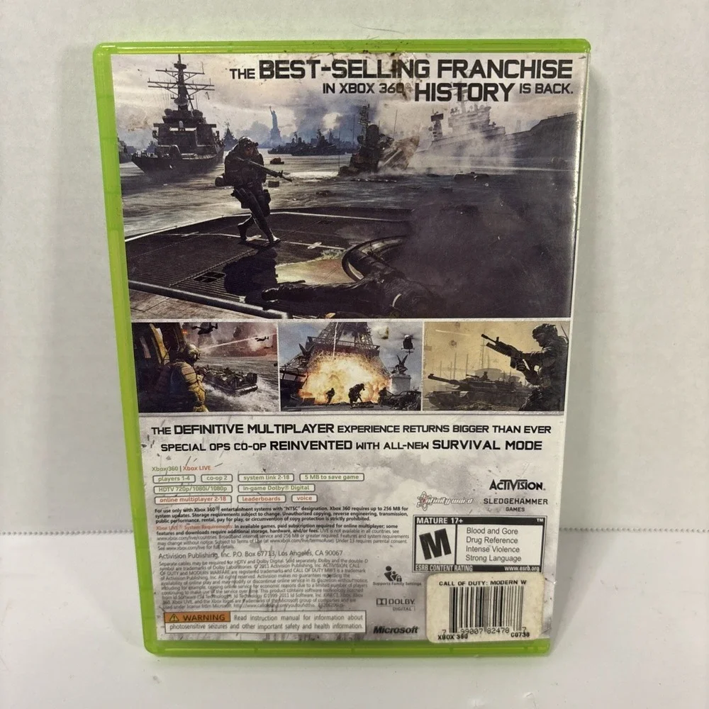 Call of Duty Modern Warfare 3 Xbox 360 Complete CIB Case Manual Game